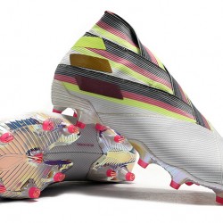 Kopačky Adidas Nemeziz 19+ FG Bílá Rainbow 39-45