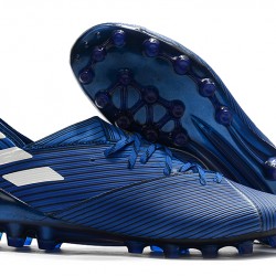Kopačky Adidas Nemeziz 19.1 AG Modrý Černá Šedá 39-45