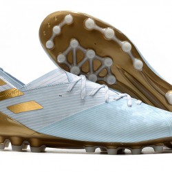 Kopačky Adidas Nemeziz 19.1 AG Modrý Zlato 39-45