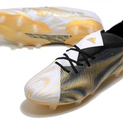 Kopačky Adidas Nemeziz 19.1 FG Černá Zlato Bílá 39-45