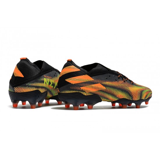 Kopačky Adidas Nemeziz 19.1 FG Černá oranžový Zelená 39-45