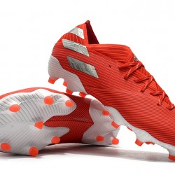 Kopačky Adidas Nemeziz 19.1 FG Červené Šedá 39-45