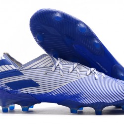 Kopačky Adidas Nemeziz 19.1 FG Bílá Modrý 39-45