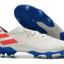 Kopačky Adidas Nemeziz 19.1 FG Bílá oranžový Modrý 39-45