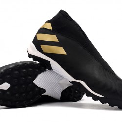 Kopačky Adidas Nemeziz 19.3 Laceless TF Černá Zlato 39-45