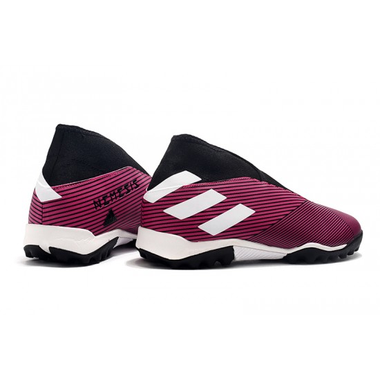 Kopačky Adidas Nemeziz 19.3 Laceless TF Růžový Černá Bílá 39-45