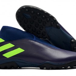 Kopačky Adidas Nemeziz 19.3 Laceless TF Nachový Zelená 39-45