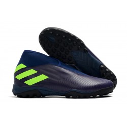 Kopačky Adidas Nemeziz 19.3 Laceless TF Nachový Zelená 39-45