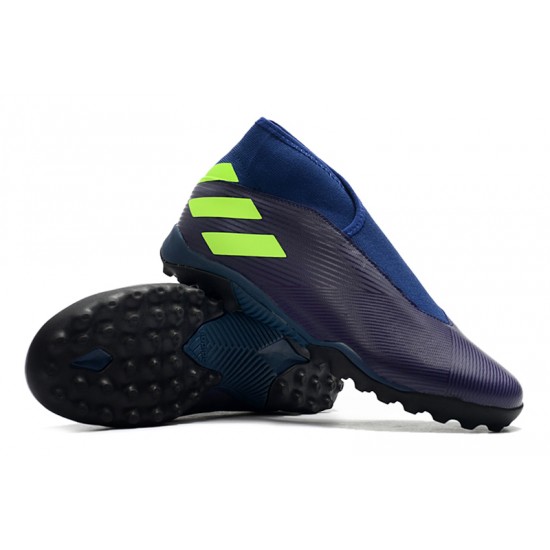 Kopačky Adidas Nemeziz 19.3 Laceless TF Nachový Zelená 39-45