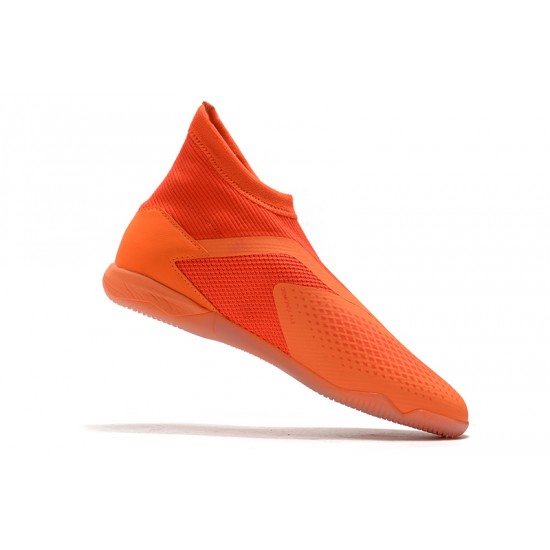 Kopačky Adidas PČervenéator 20.3 Laceless IN All oranžový 39-45