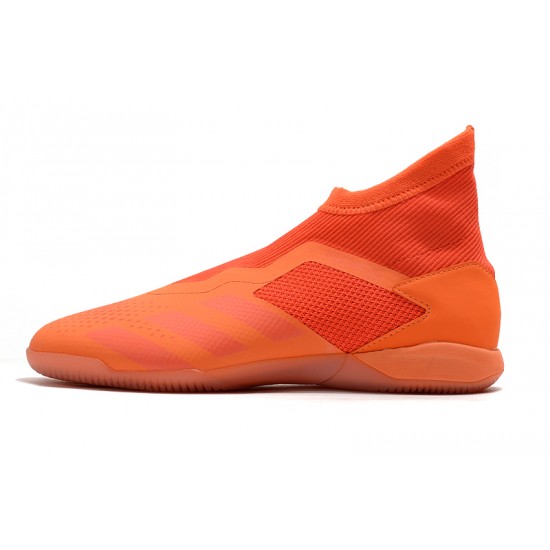 Kopačky Adidas PČervenéator 20.3 Laceless IN All oranžový 39-45