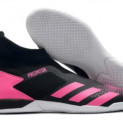Kopačky Adidas PČervenéator 20.3 Laceless IN Černá Růžový 39-45