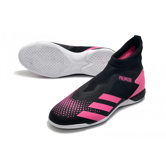 Kopačky Adidas PČervenéator 20.3 Laceless IN Černá Růžový 39-45