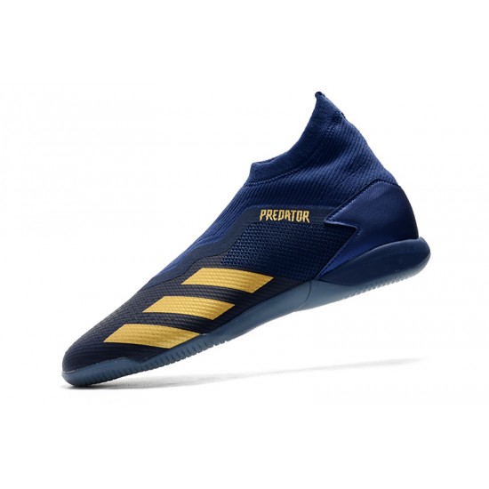 Kopačky Adidas PČervenéator 20.3 Laceless IN Modrý Zlato 39-45