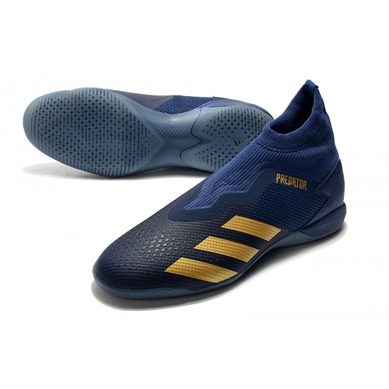 Kopačky Adidas PČervenéator 20.3 Laceless IN Modrý Zlato 39-45