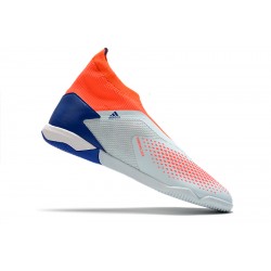 Kopačky Adidas PČervenéator 20.3 Laceless IN Modrý oranžový Bílá 39-45
