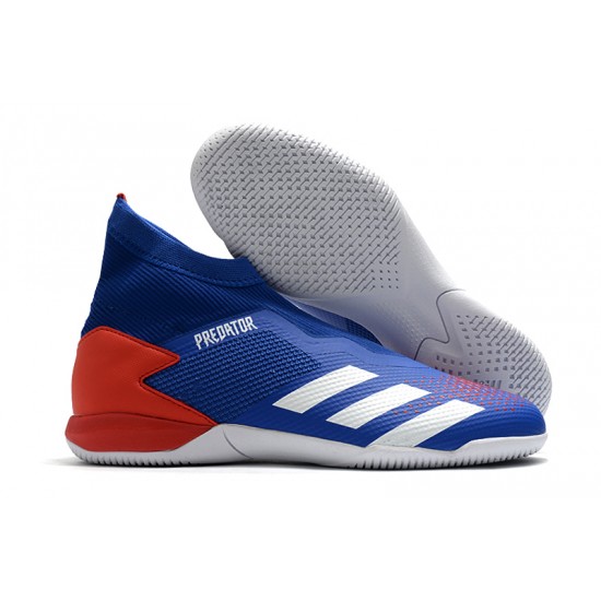 Kopačky Adidas PČervenéator 20.3 Laceless IN Modrý Červené Bílá 39-45