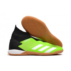 Kopačky Adidas PČervenéator 20.3 Laceless IN Zelená Černá Bílá 39-45