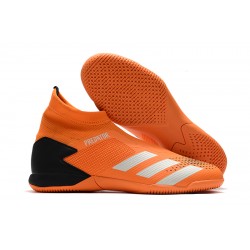 Kopačky Adidas PČervenéator 20.3 Laceless IN oranžový Černá 39-45