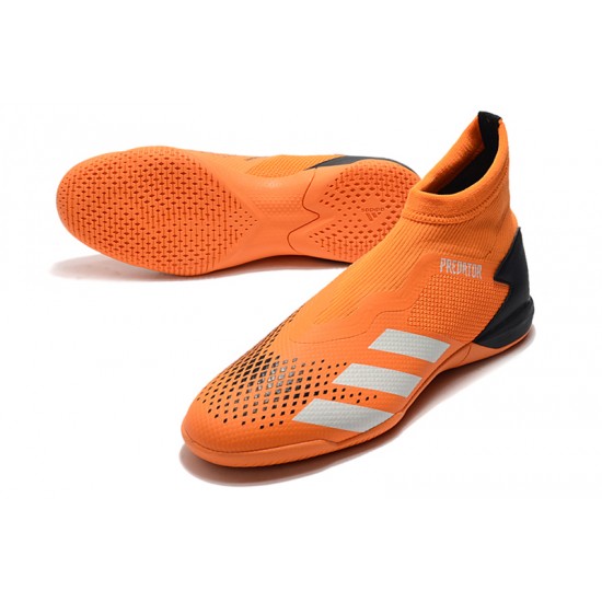 Kopačky Adidas PČervenéator 20.3 Laceless IN oranžový Černá 39-45