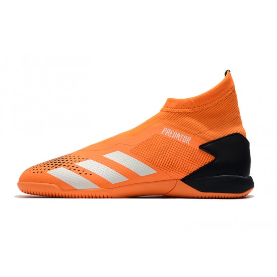 Kopačky Adidas PČervenéator 20.3 Laceless IN oranžový Černá 39-45