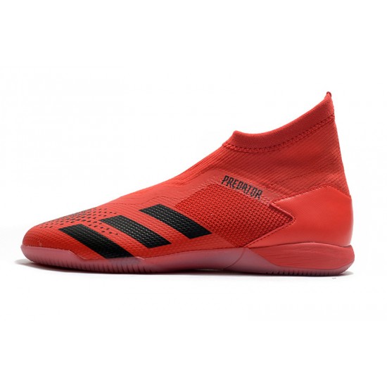 Kopačky Adidas PČervenéator 20.3 Laceless IN Červené Černá 39-45