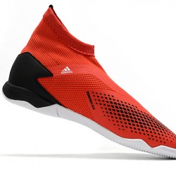 Kopačky Adidas PČervenéator 20.3 Laceless IN Červené Černá Stříbro 39-45