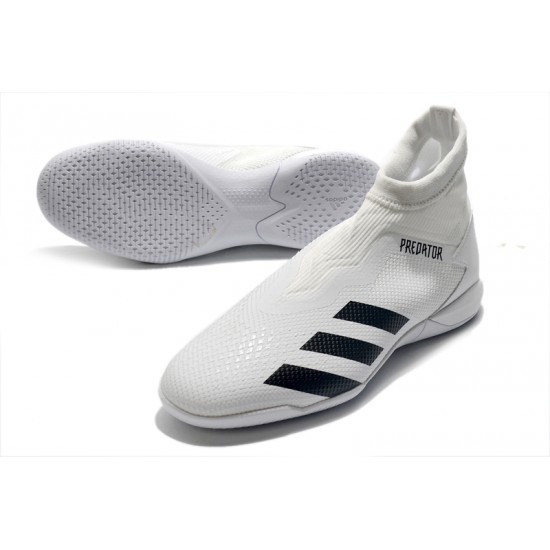 Kopačky Adidas PČervenéator 20.3 Laceless IN Bílá Černá 39-45