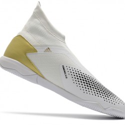 Kopačky Adidas PČervenéator 20.3 Laceless IN Bílá Zlato 39-45