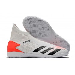 Kopačky Adidas PČervenéator 20.3 Laceless IN Bílá Červené 39-45