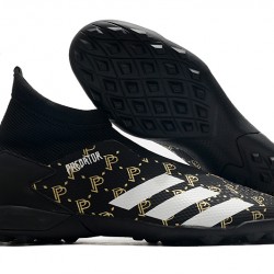 Kopačky Adidas PČervenéator 20.3 Laceless TF Černá Zlato Bílá 39-45