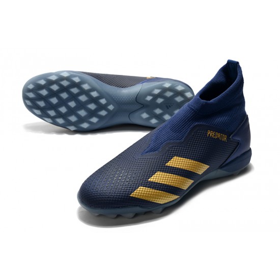 Kopačky Adidas PČervenéator 20.3 Laceless TF Modrý Zlato 39-45