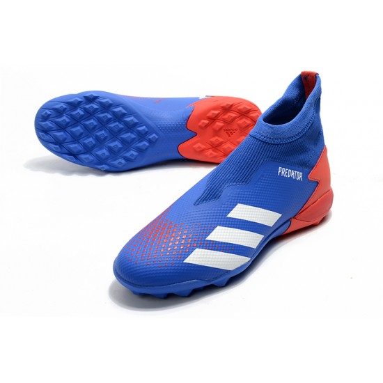 Kopačky Adidas PČervenéator 20.3 Laceless TF Modrý Červené Bílá 39-45