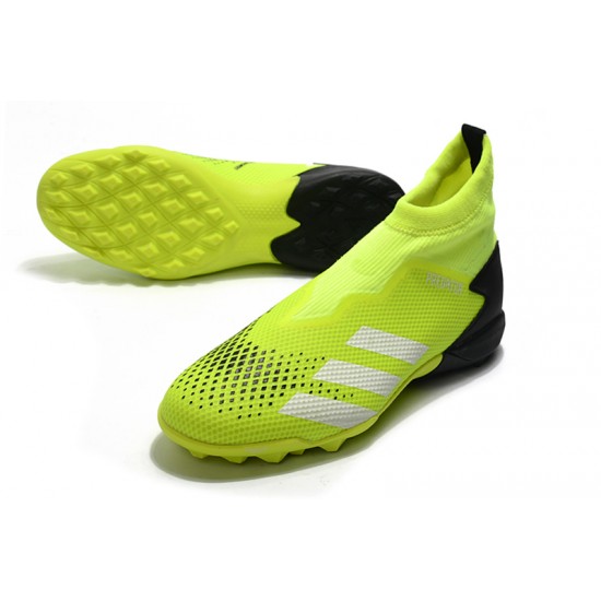 Kopačky Adidas PČervenéator 20.3 Laceless TF Zelená Černá Stříbro 39-45