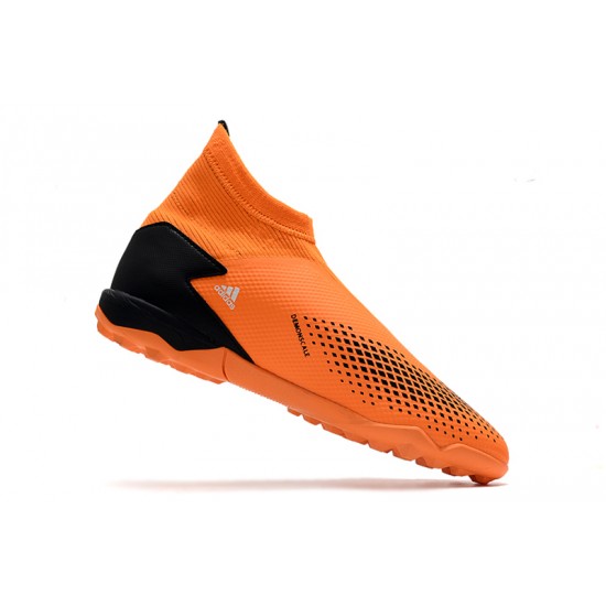 Kopačky Adidas PČervenéator 20.3 Laceless TF oranžový Černá Šedá 39-45