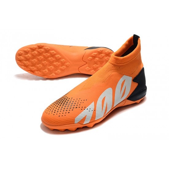 Kopačky Adidas PČervenéator 20.3 Laceless TF oranžový Černá Šedá 39-45