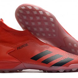 Kopačky Adidas PČervenéator 20.3 Laceless TF Červené Černá 39-45