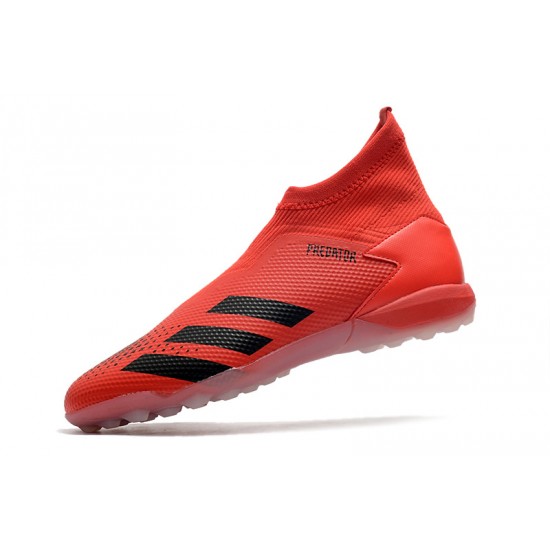 Kopačky Adidas PČervenéator 20.3 Laceless TF Červené Černá 39-45