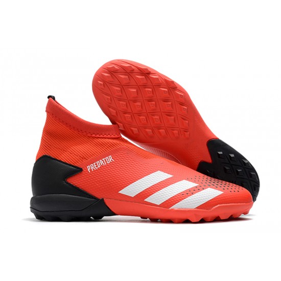 Kopačky Adidas PČervenéator 20.3 Laceless TF Červené Černá Stříbro 39-45