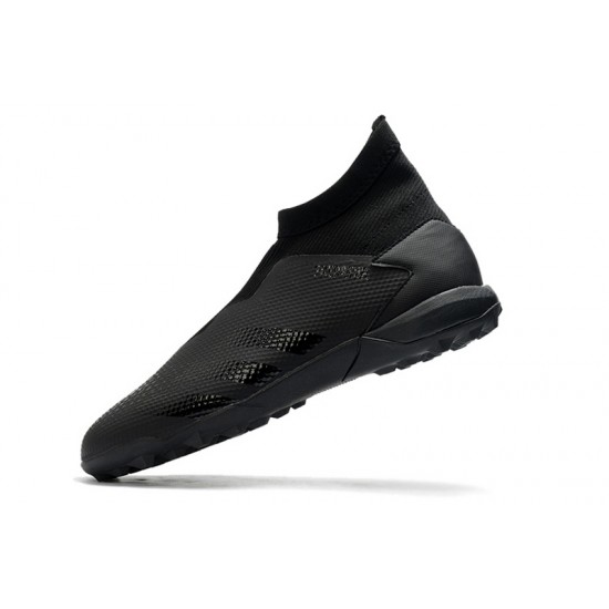 Kopačky Adidas PČervenéator 20.3 Laceless TF Triple Černá 39-45