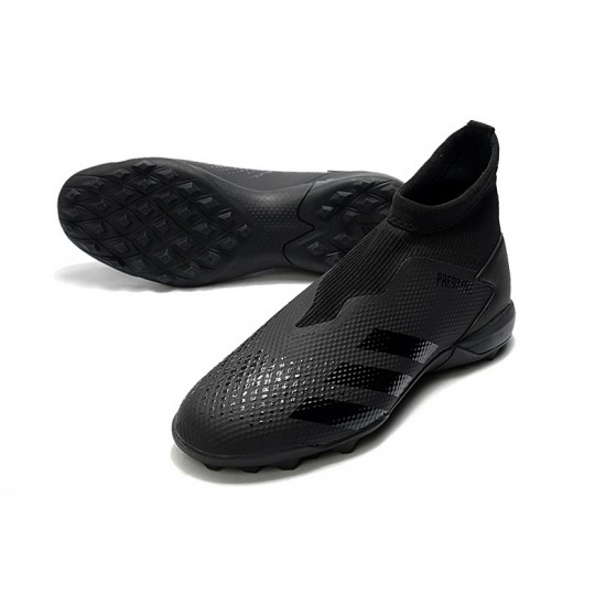 Kopačky Adidas PČervenéator 20.3 Laceless TF Triple Černá 39-45