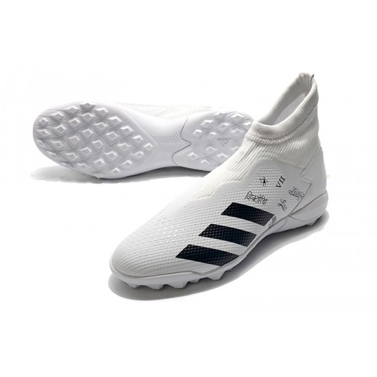 Kopačky Adidas PČervenéator 20.3 Laceless TF Bílá Černá 39-45