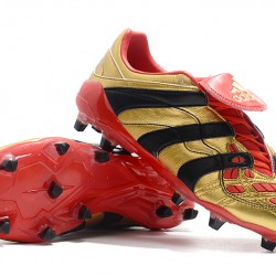 Kopačky Adidas PČervenéator Accelerator FG Zlato Černá Červené 39-45