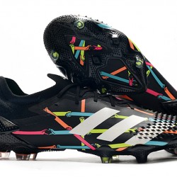 Kopačky Adidas PČervenéator Mutator 20.1 Low FG Černá Stříbro Modrý 39-45