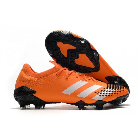 Kopačky Adidas PČervenéator Mutator 20.1 Low FG oranžový Černá Stříbro 39-45