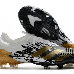 Kopačky Adidas PČervenéator Mutator 20.1 Low FG Bílá Černá Zlato 39-45