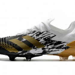 Kopačky Adidas PČervenéator Mutator 20.1 Low FG Bílá Černá Zlato 39-45
