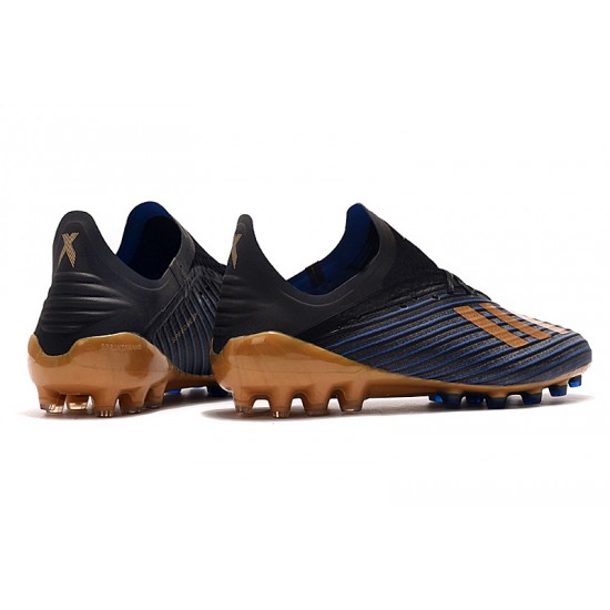 Kopačky Adidas X 19.1 AG Modrý Černá Zlato 39-45