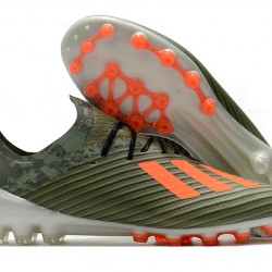Kopačky Adidas X 19.1 AG Zelená oranžový 39-45