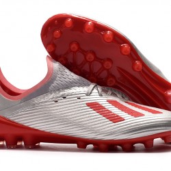 Kopačky Adidas X 19.1 AG Stříbro Červené 39-45